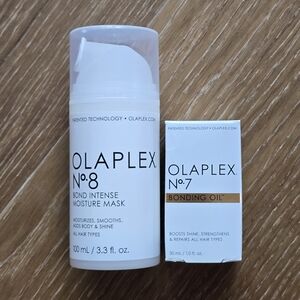 Olaplex No.8 Bond Intense Moisture Mask And Nº.7 BONDING OIL™ 1.0 NWT